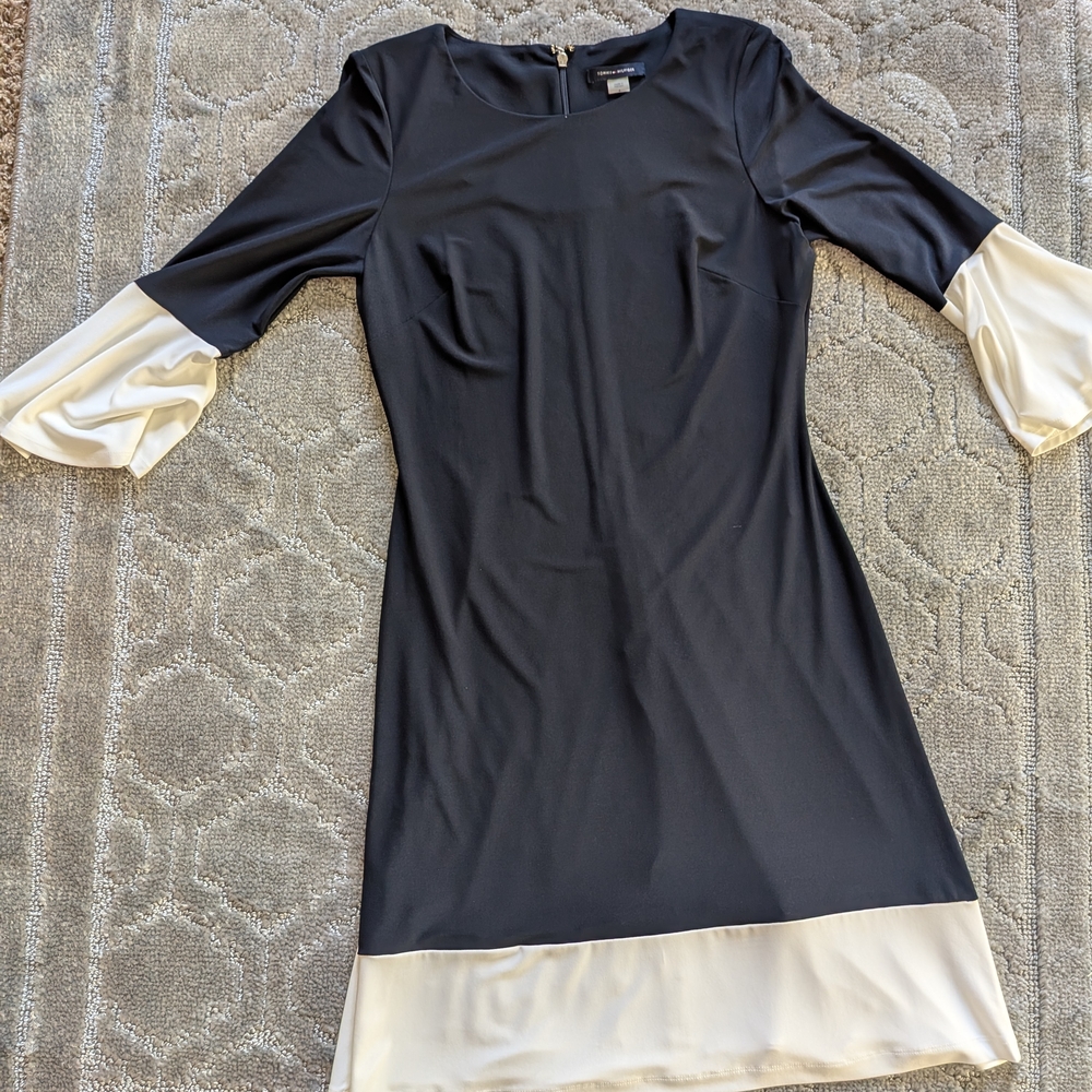 Tommy Hilfiger Black Dress with White Accents